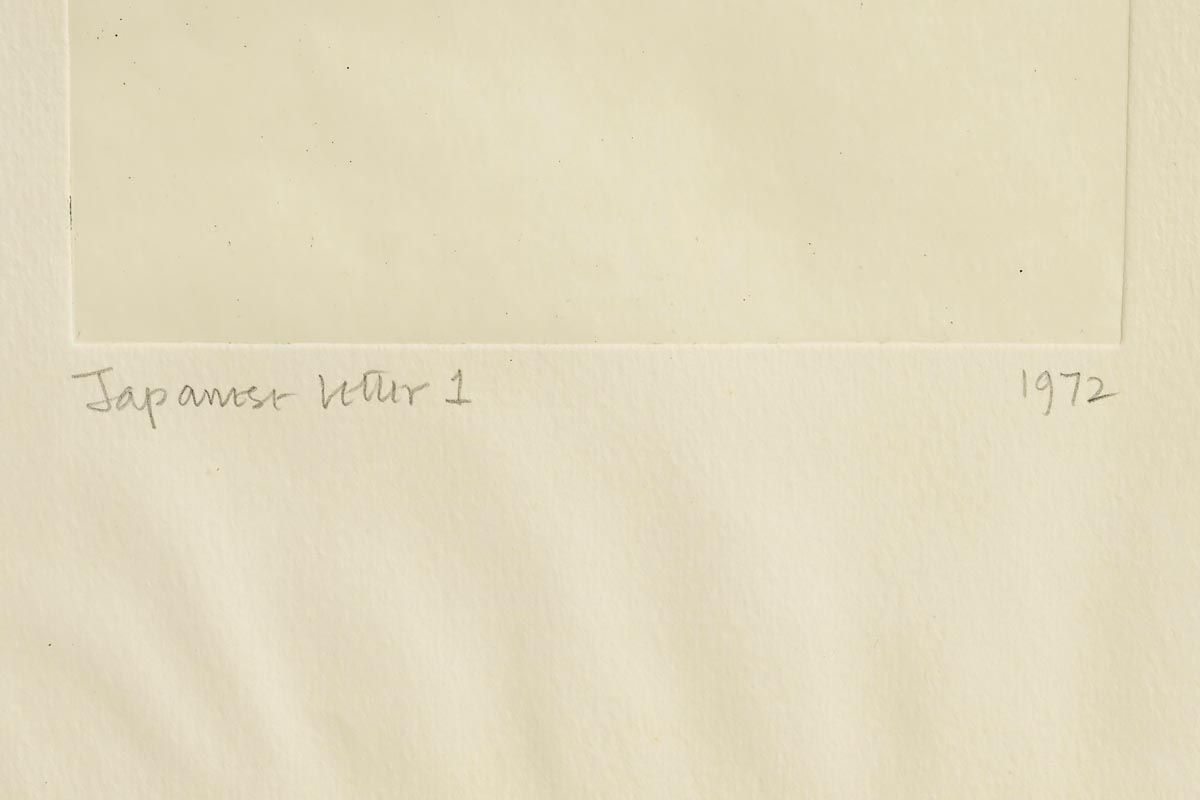 Patrick Hickey | Japanese Letter I (1972) (1972) | MutualArt