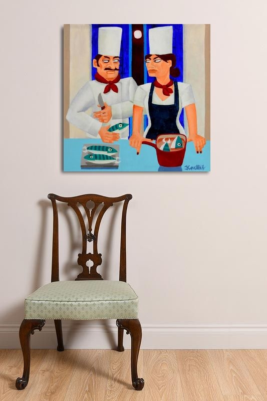 Graham Knuttel | Fish Supper | MutualArt