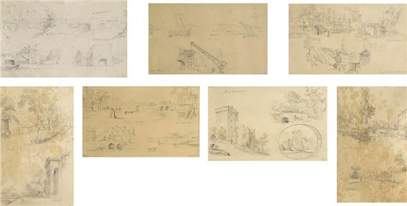 William Roe | Collection of 7 Drawings In Cork and Vicinity (1837-38-39 ...