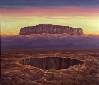 Surrealistisch landschap - Diederik Kraaijpoel