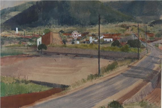 Mediterranean landscape by Erik Smith