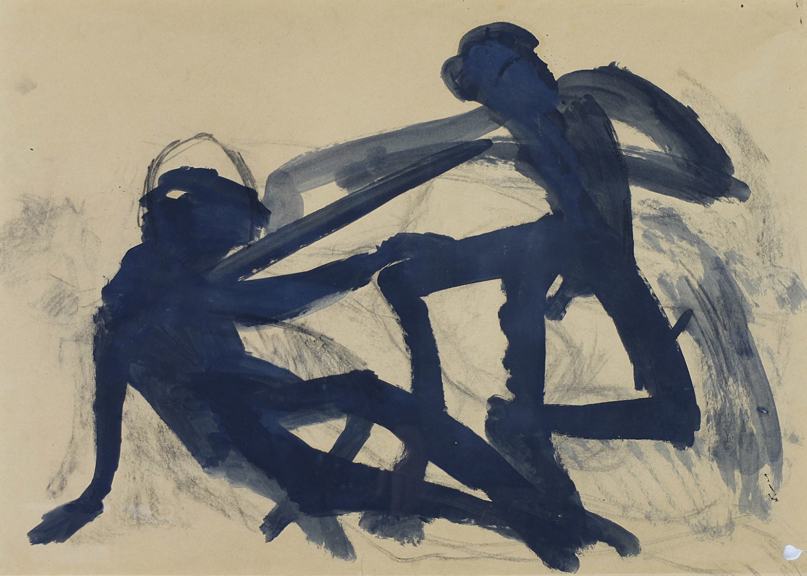 Artwork by Elisabeth Masé, Zeichen, Made of Mischtechnik auf Papier