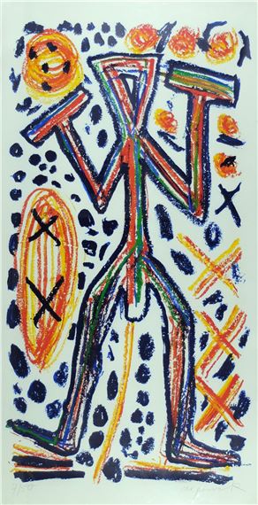 Standart by A.R. Penck, 1990