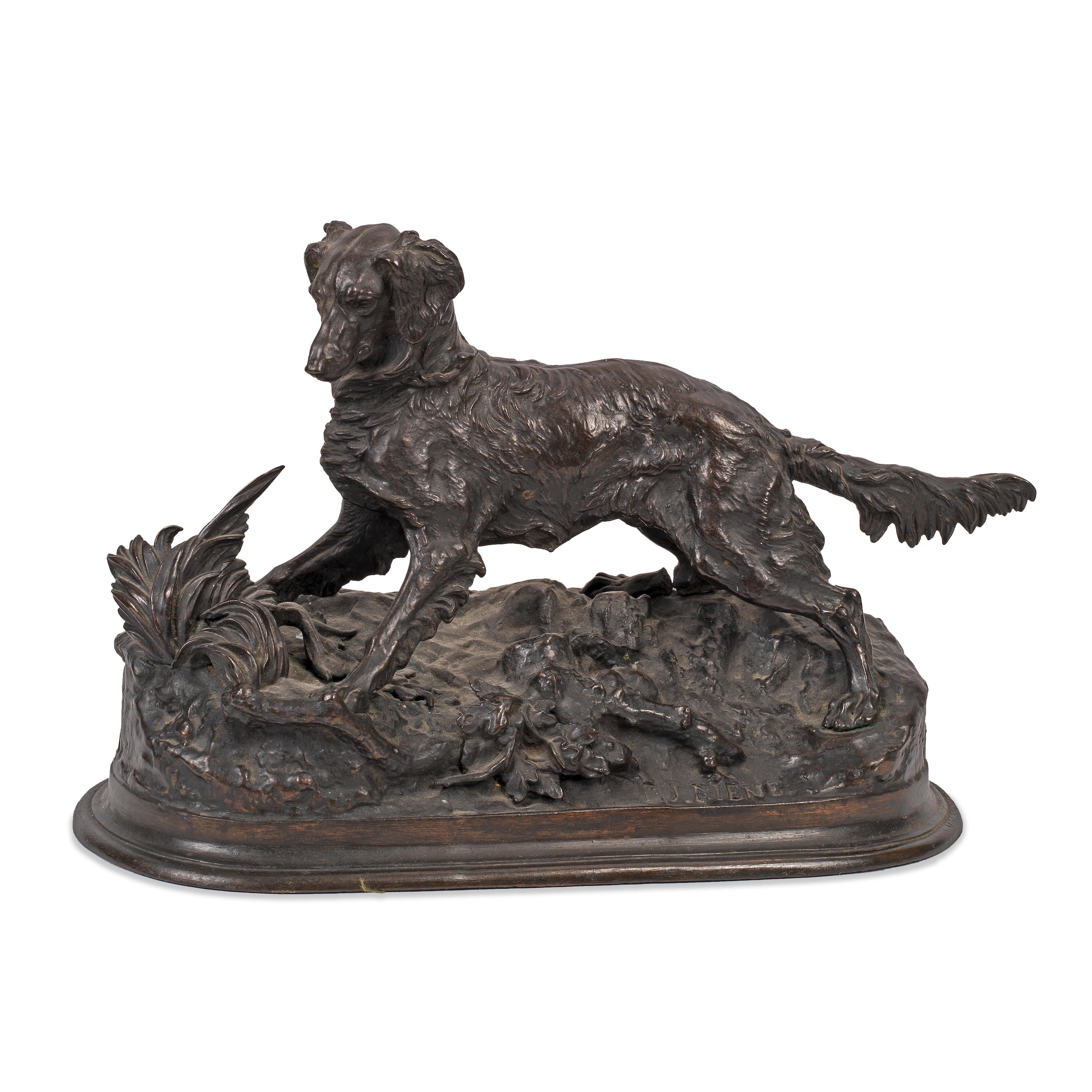 Pierre-Jules Mene | Model of a crouching setter (Chien Epagneul{Sylphe ...