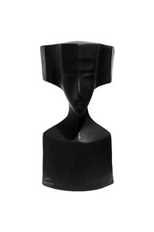 Head of Girl 37x 17 x 20cm - Ahmed Abdel Wahab