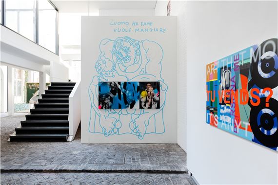 Hot Spot #1 Painting: Narcisse Tordoir Invites 20 Painters - Valerie Traan Gallery