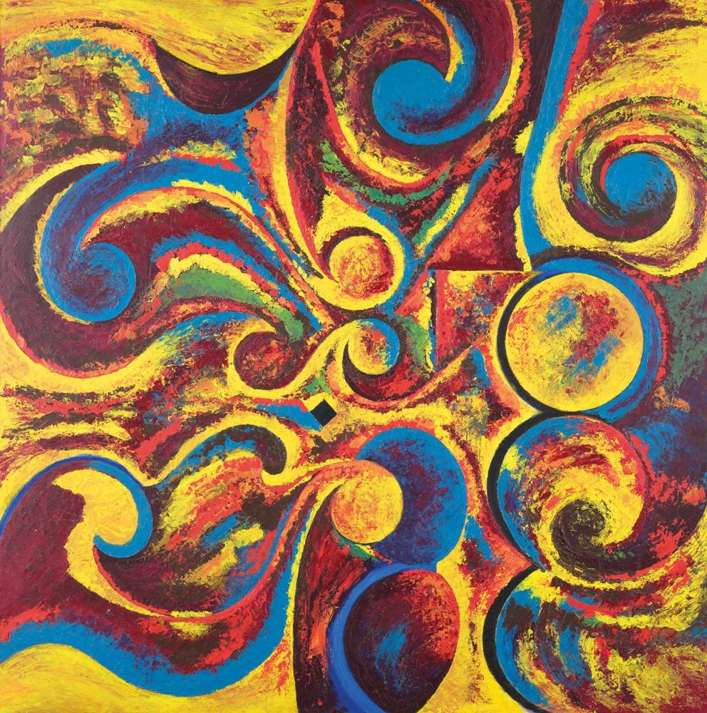 Artwork by David Graham, Set 57, Made of oil on board