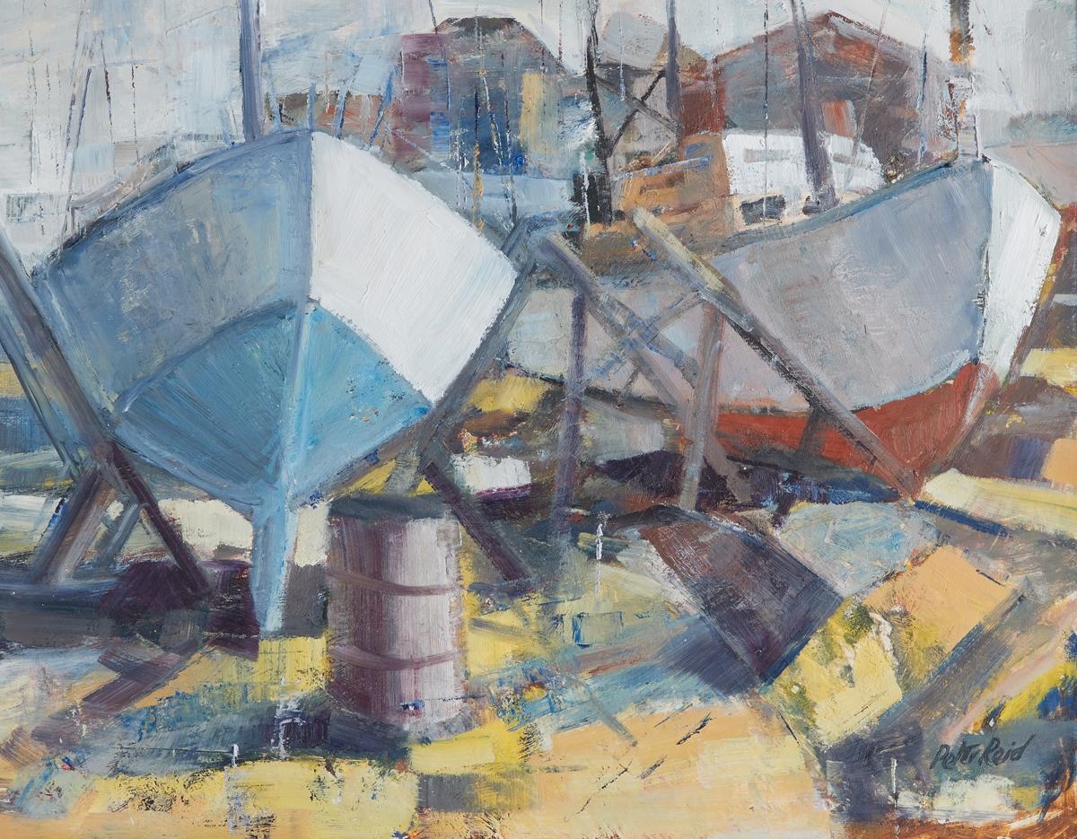 Artwork by Peter Reid, untitled, Made of oil on board