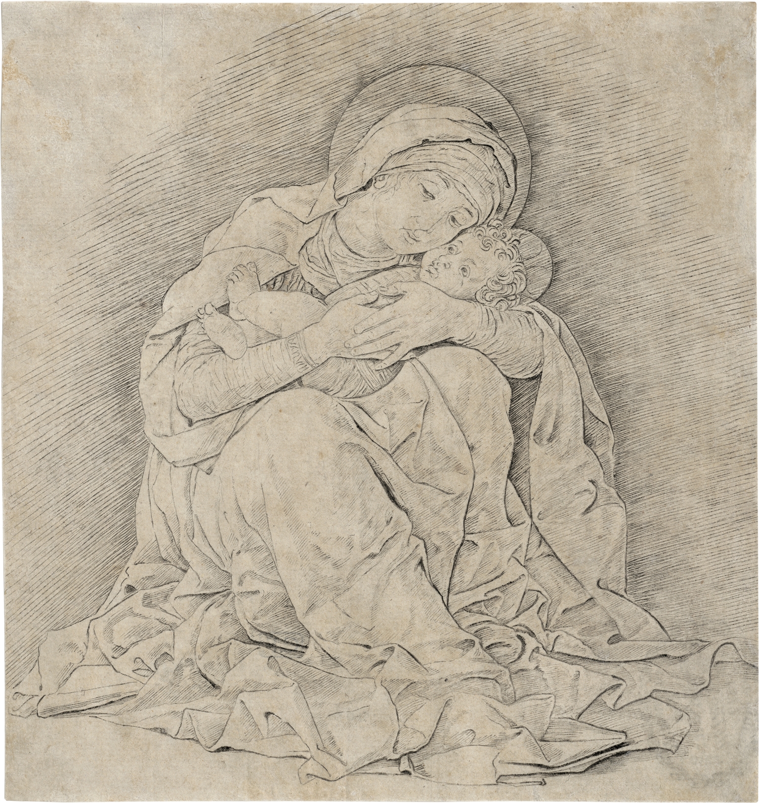 Die Madonna mit Kind by Andrea Mantegna, Um 1450-55