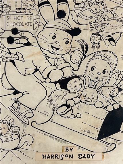 Harrison Cady | Harrison Cady Peter Rabbit Comic Cover | MutualArt