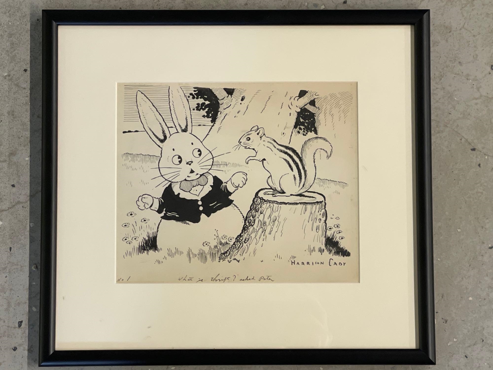 Harrison Cady | Harrison Cady Peter Rabbit Drawing | MutualArt