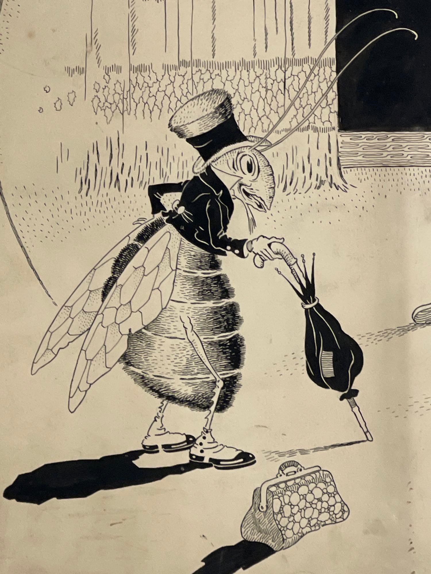 Harrison Cady | Harrison Cady Puck Signed Drawing | MutualArt