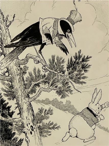 Harrison Cady | Harrison Cady Peter Rabbit Illustration | MutualArt