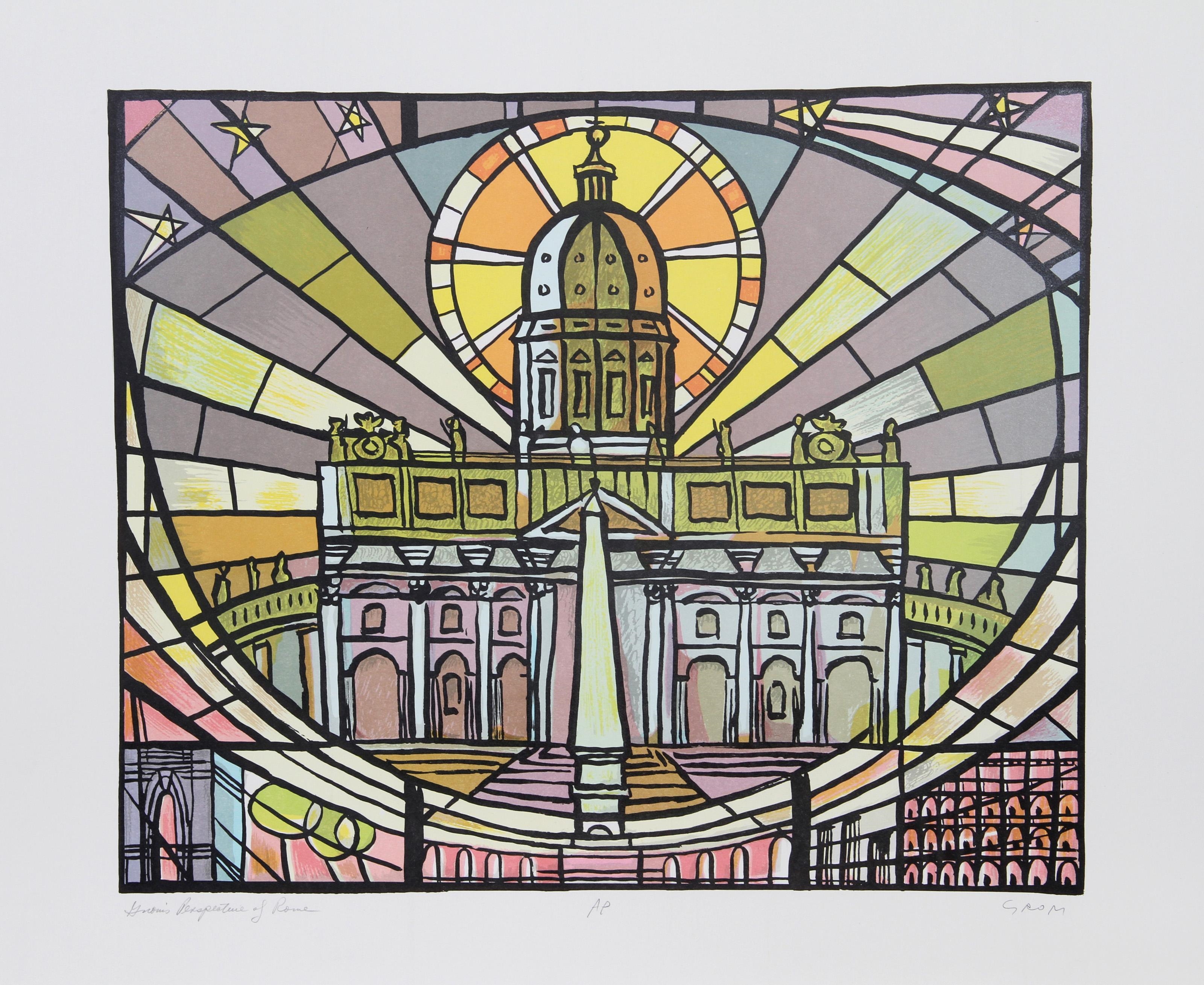 Bogdan Grom | PERSPECTIVE OF ROME (Circa 1979) | MutualArt