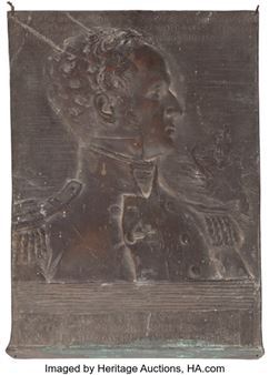 'George Coleman De Kay' Relief - Louis Saint-Gaudens