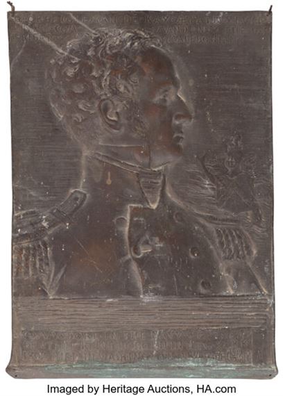 'George Coleman De Kay' Relief - Louis Saint-Gaudens