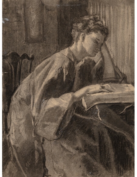 American School, 19th Century | Helena Reading | MutualArt