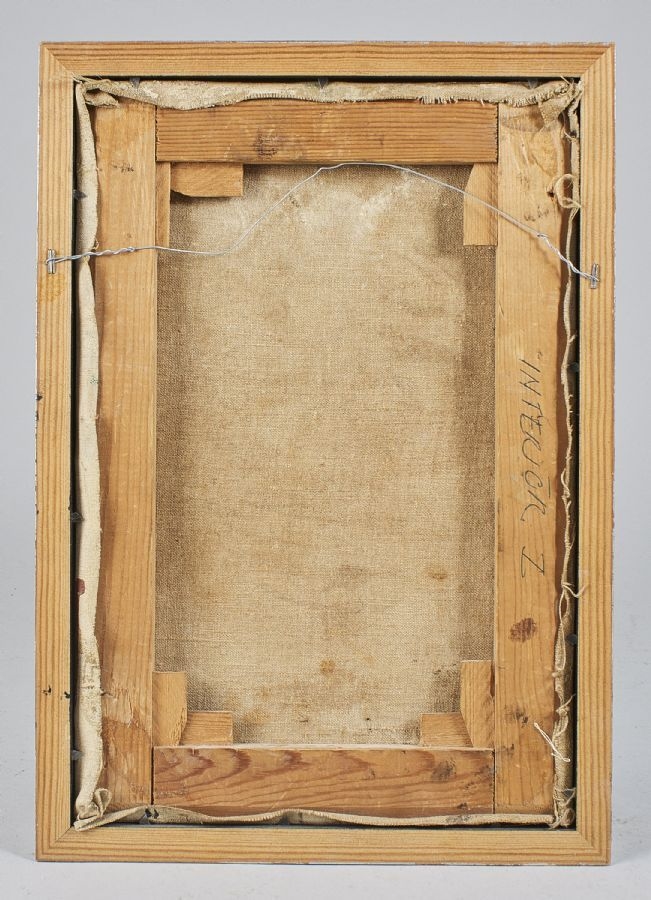 Artwork by Elof Ulaner, 'intreiör 2', Made of Oil on canvas