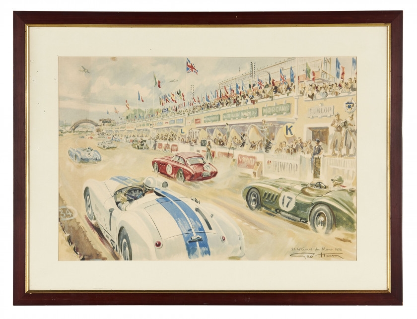 Programme Officiel Des 24 Heures Du Mans 1951 - Illustration Géo Ham
