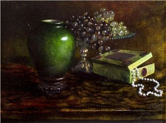 Still Life with Vase and Jewelry Box - Christopher Robbins