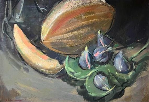 Still life with fruits by Angelos Theodoropoulos