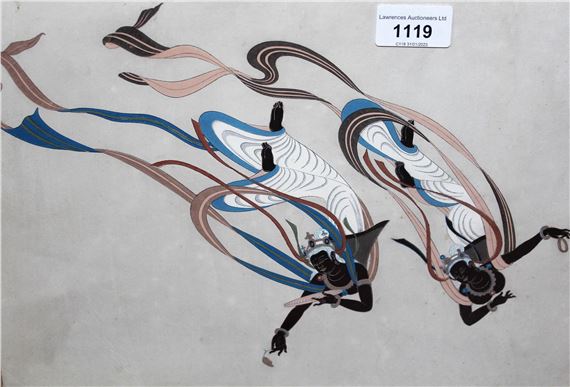 Rasik Raval | an Indian gouache painting | MutualArt