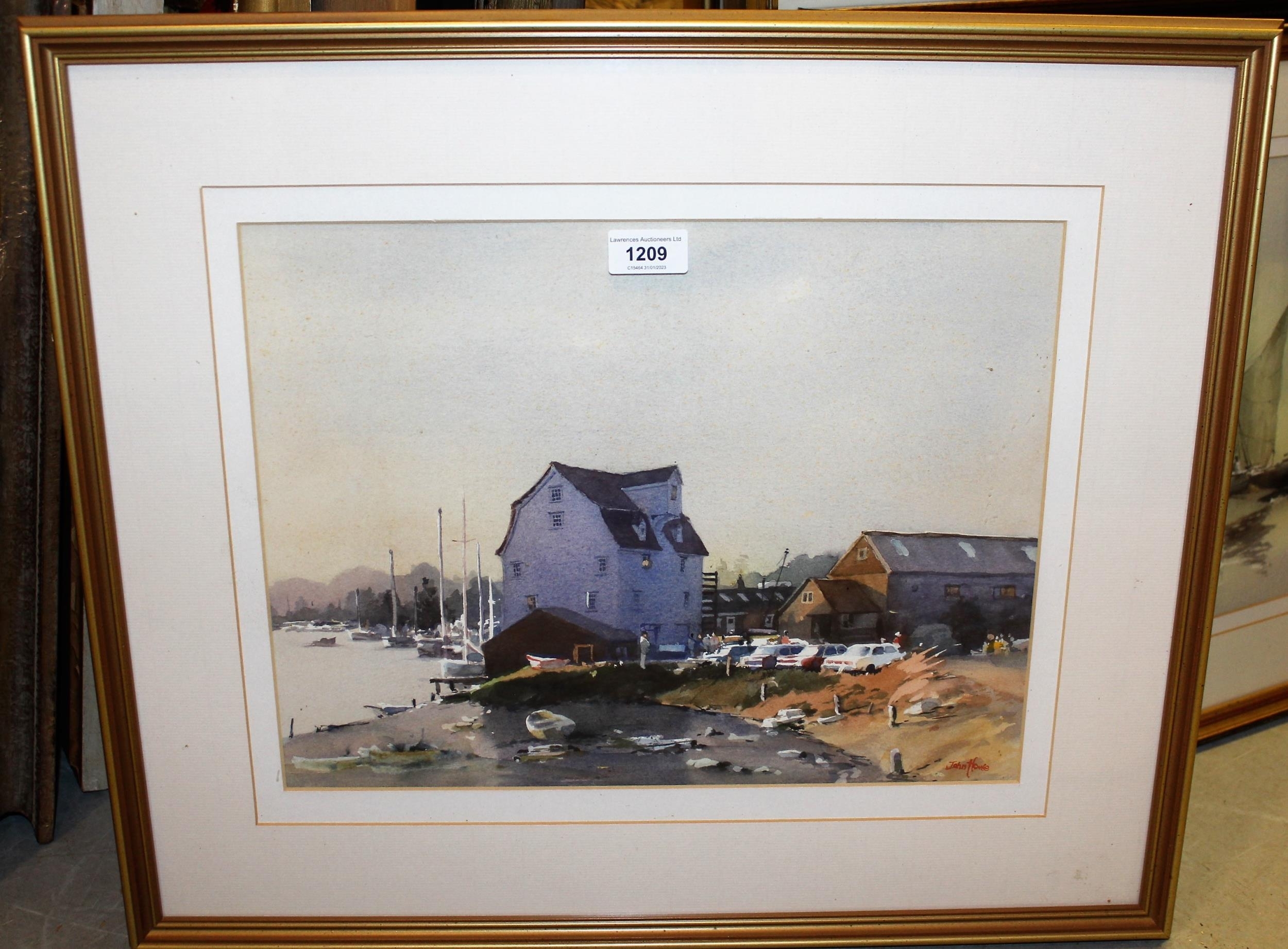 Artwork by John Howe, pair of late 20th Century watercolours, Made of watercolours