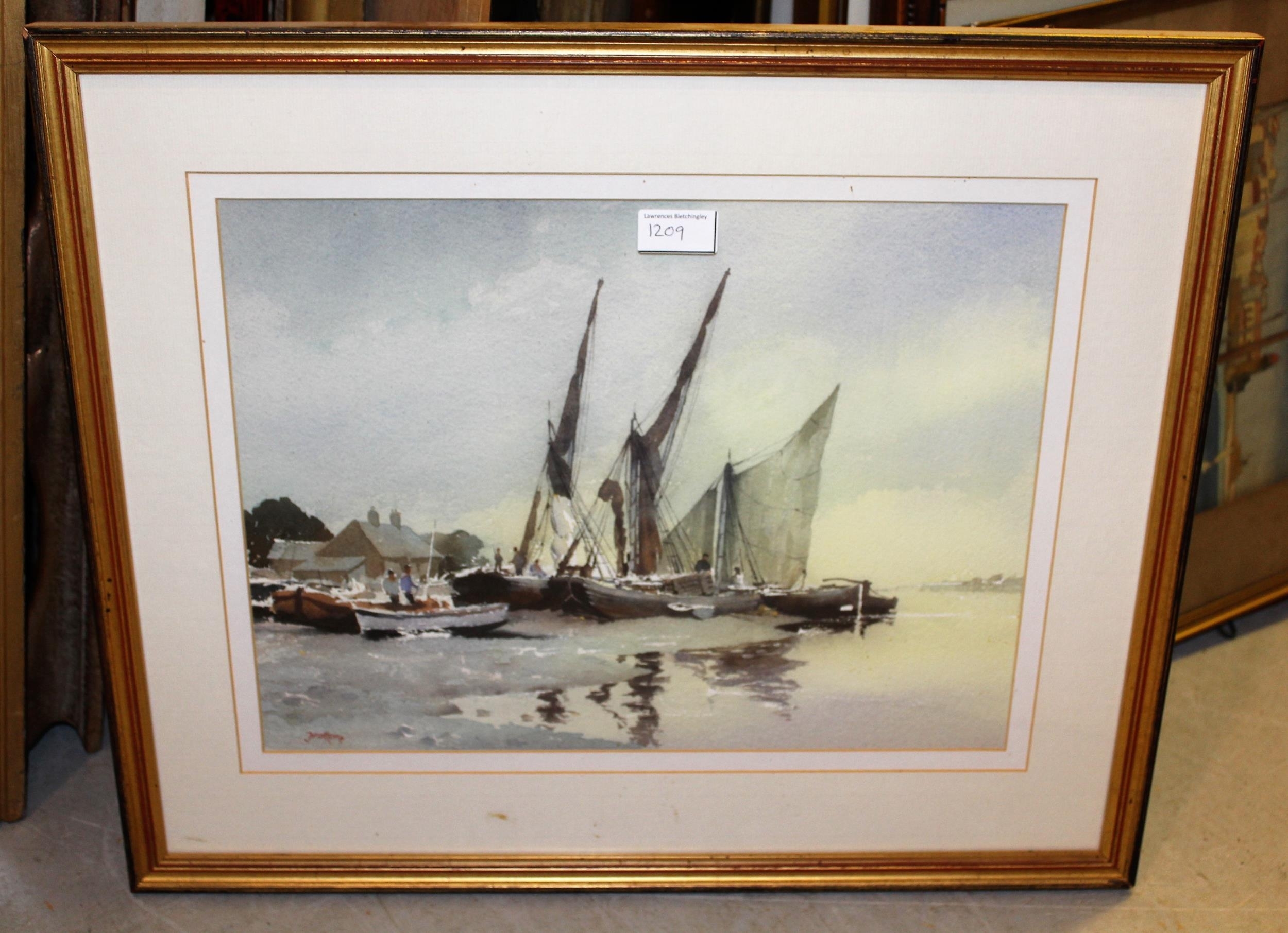 Artwork by John Howe, pair of late 20th Century watercolours, Made of watercolours