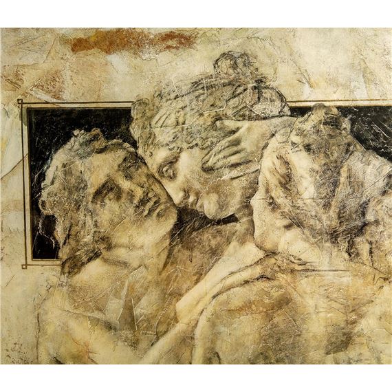 Richard Franklin | Stoic Romance III, Depicting Statues of lovers ...