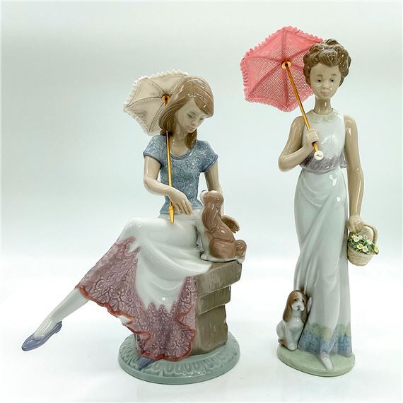 Juan Huerta | 2pc Lladro Figurines, Spring 5217, Floral Treasures