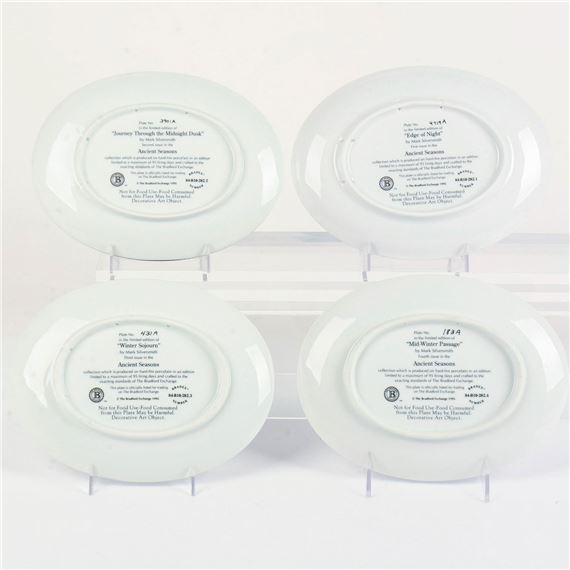 Mark Silversmith | 4pc The Bradford Exchange Porcelain Native American ...