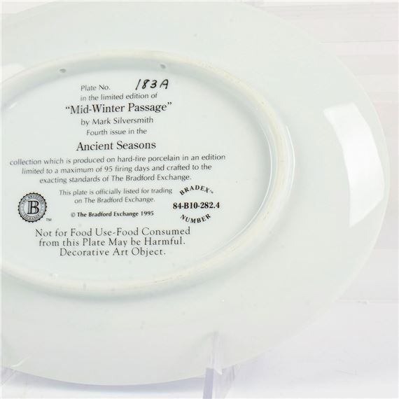 Mark Silversmith | 4pc The Bradford Exchange Porcelain Native American ...