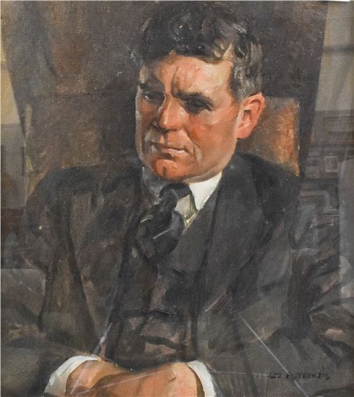 George Findlay McKenzie | Portrait of a gentleman, half length, seated ...