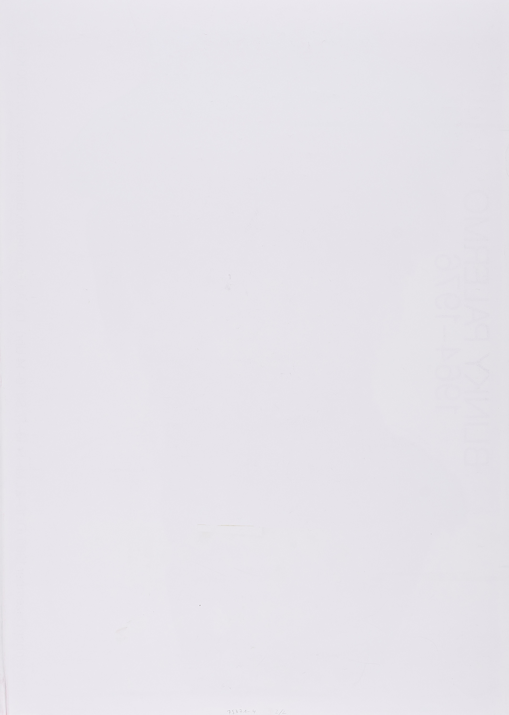 Artwork by Joseph Beuys, Für Blinky., Made of Offset on thin card