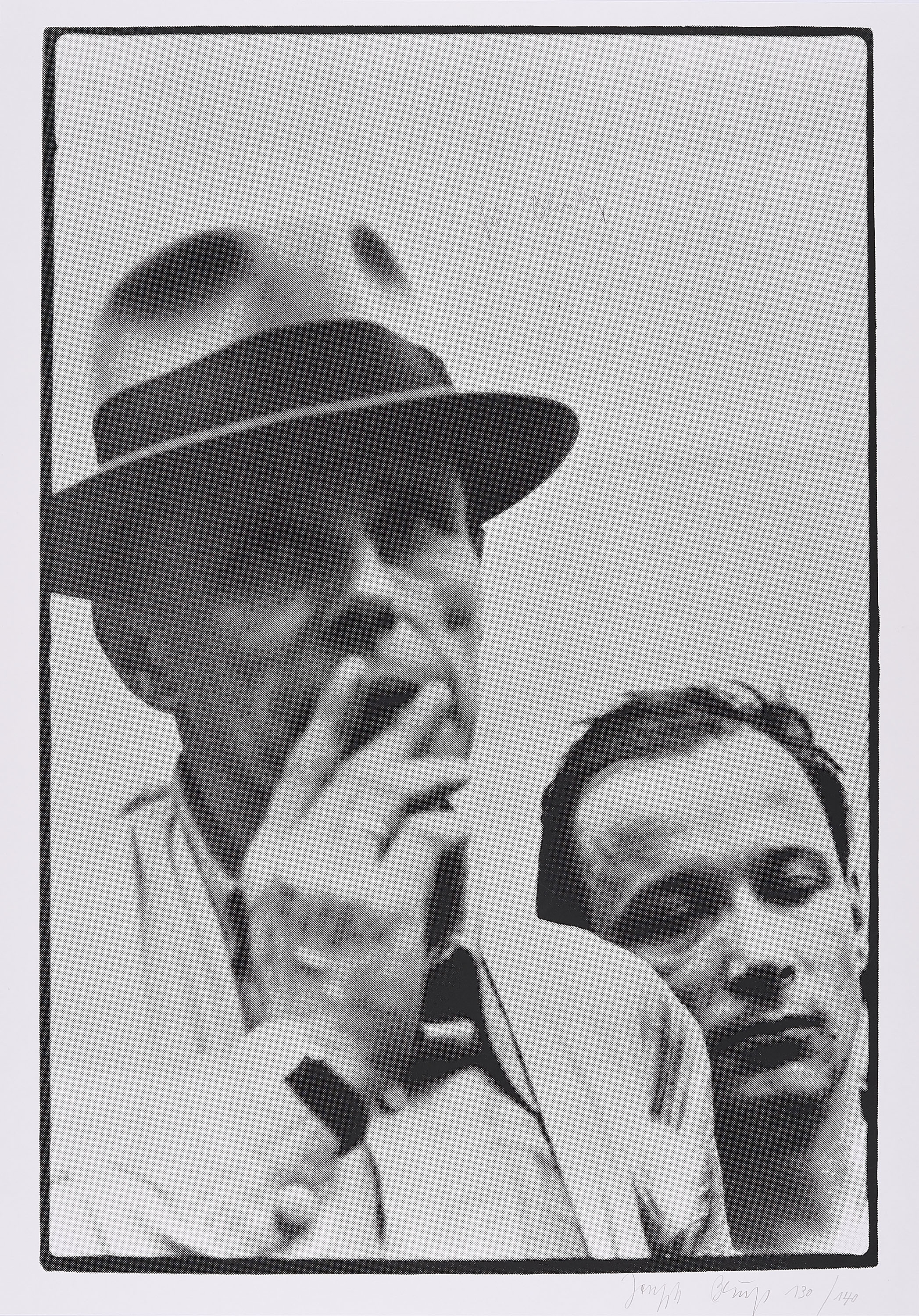 Artwork by Joseph Beuys, Für Blinky., Made of Offset on thin card