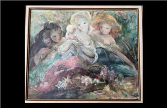 THE THREE NYMPHS - Jeanette Deseglise