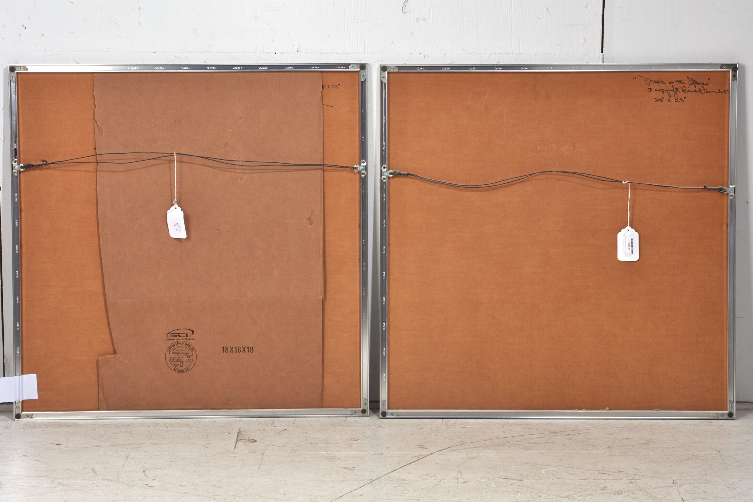 Artwork by Richard Hammond (American, 20th Century), Balance Study; Music of the Spheres, 1987 (2), Made of mixed media