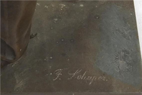 Hugo Wilhelm Fritz Schaper | Fritz Schaper (1841-1919) Bronze of ...