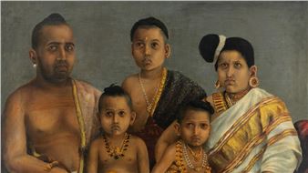 Discovering the Five People in Ravi Varma’s Very First Commissioned Painting at the DAG