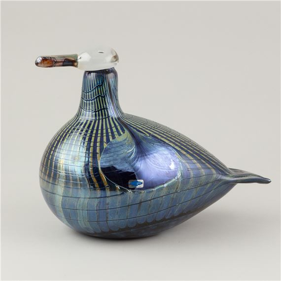 Ornamental bird, Martin's goose, Lake Nuutajärvi