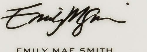 Emily Mae Smith Signatures: Example Images & Monogram Samples