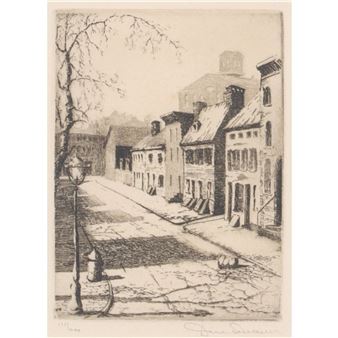 village street - Don Swann