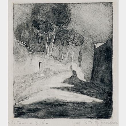 Raoul Dal Molin Ferenzona | La Porticina (1909) | MutualArt