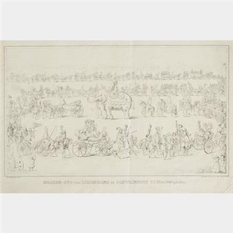 Masken-Zug vom Liederk(r)anz zu Schweinfurt 13 März 1840 gehalten - F. Kornacher