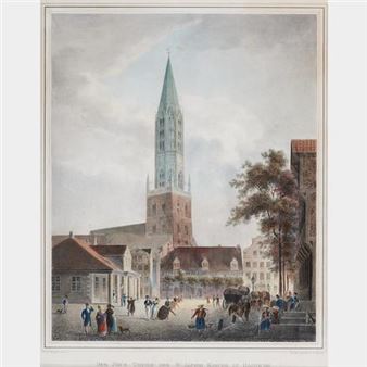 Der Neue Thurm der St. Jacobi Kirche in Hamburg - Alexander Gascard