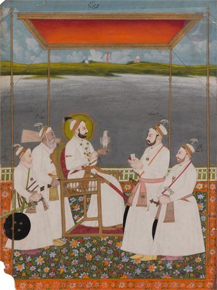 Indian School, 18th Century | Council scene of Muhammad Shah (r. 1719 ...