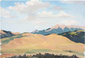 The mountains. Kirovakan - Abegyan Mher (meger) Manukovich