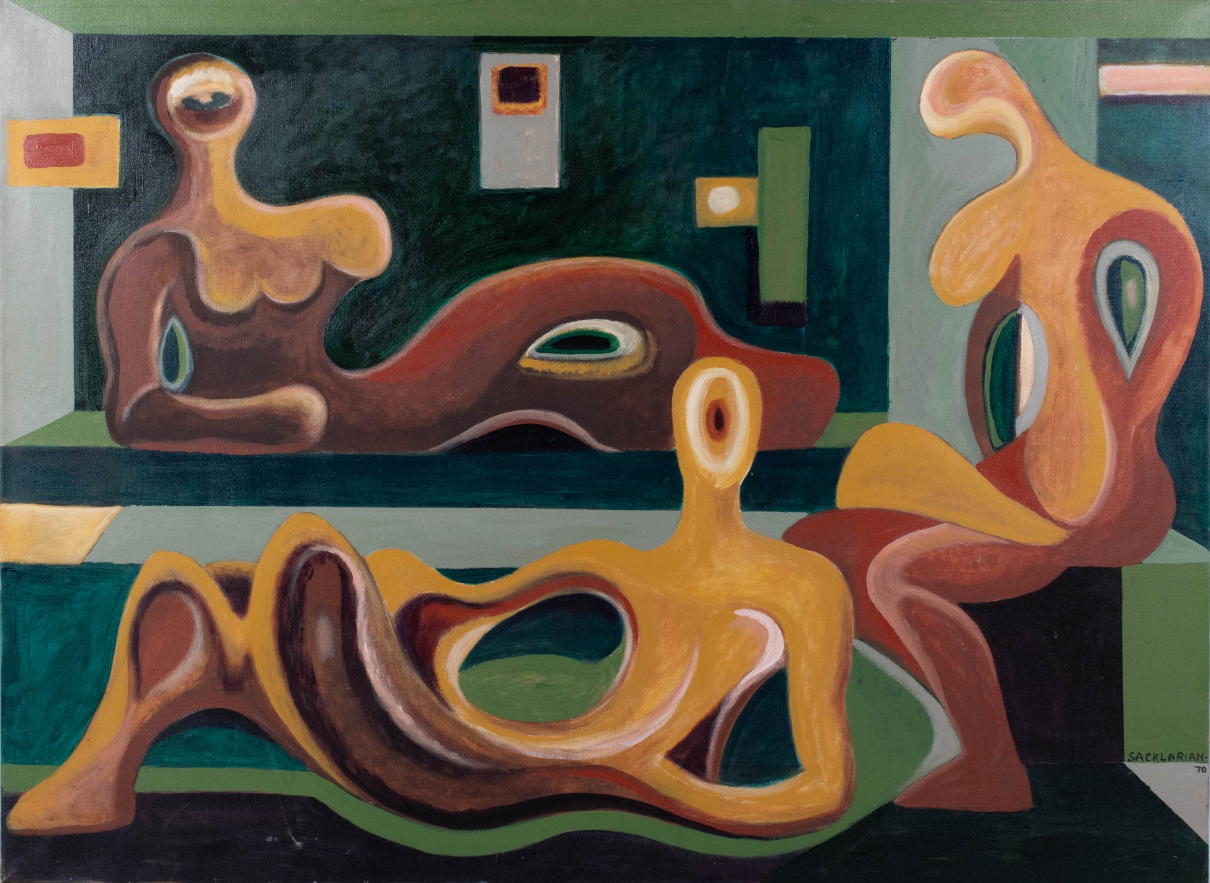 Artwork by Stephen Sacklarian, UNTITLED, 1970, Made of Acrylic on canvas