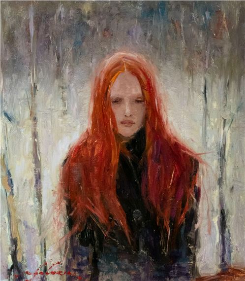 The Red-haired Girl by Tiberiu Chelaru
