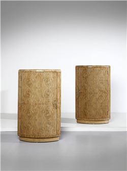 Pair of corner cabinets - Meroni & Fossati